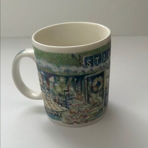 Starbucks Winter Scene Pikes‎ Place Market Christmas Mug